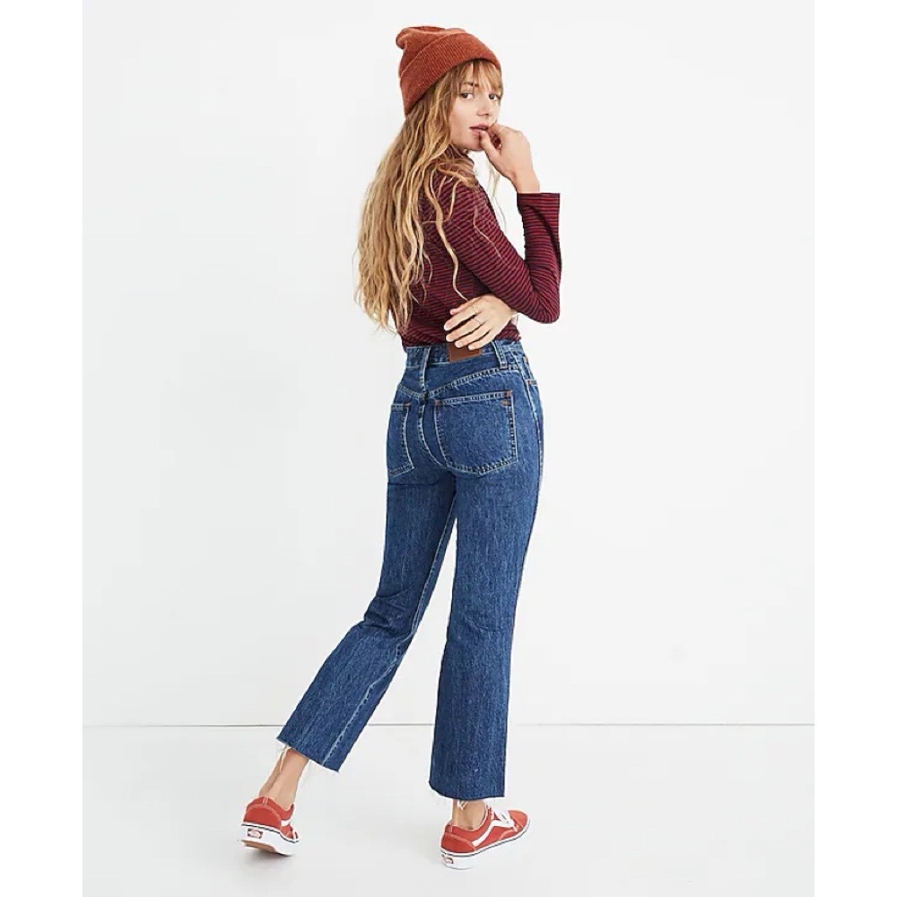 Madewell Rigid Demi Crop Bootcut Jean Macgill Wash Size 26 NWT *Read Description